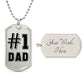Dog Tag Necklace for Men For Him Perfect Keepsake In Any Occasion