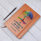 For All Friends Lovedone  Leather Journal Perfect Gift in Any Occasion