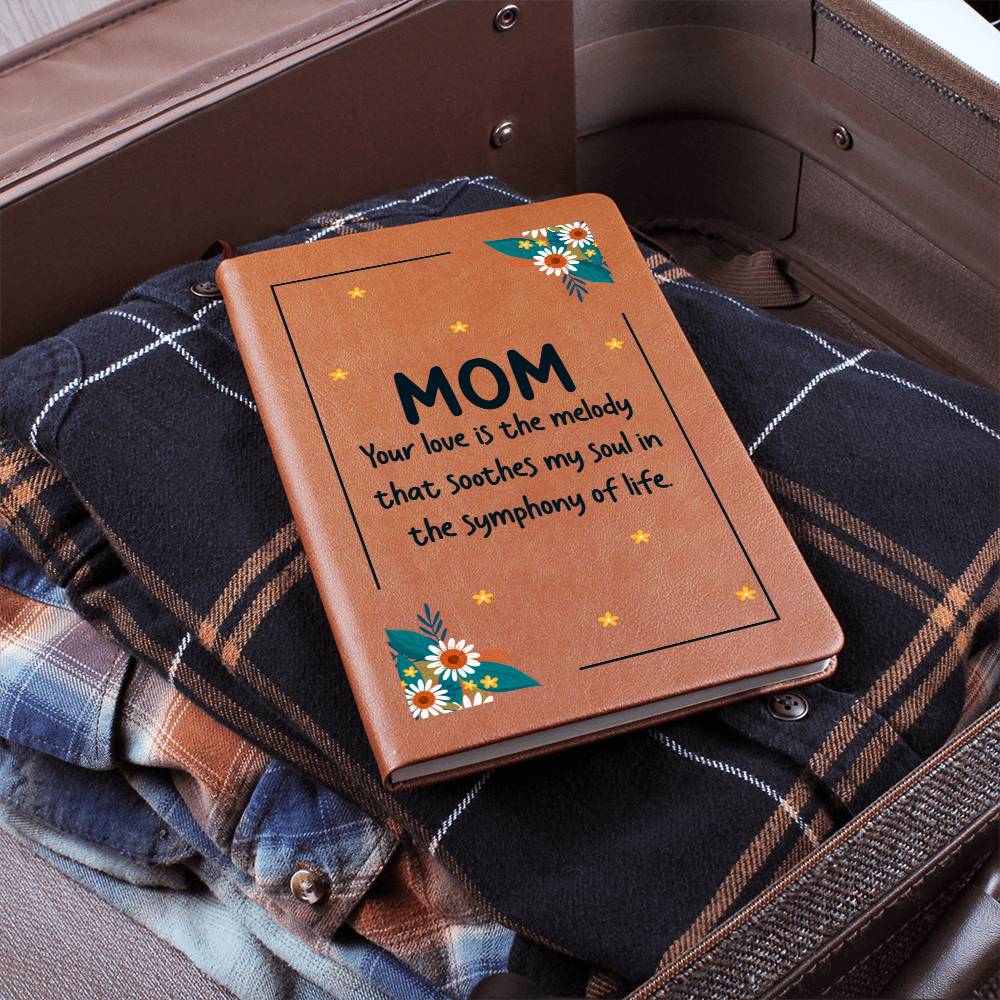 For Mom Graphic Leather Journal