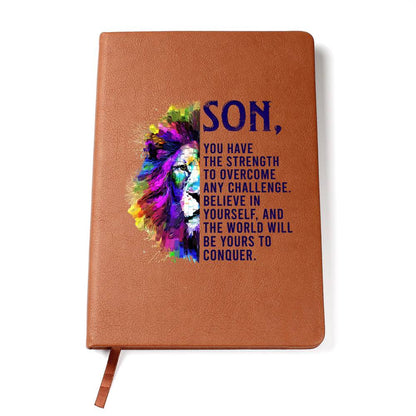 For Son Graphic Leather Journal