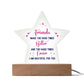 Acrylic Star Shape Plaque Decor Perfect Gift for Your Friends